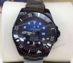 Rolex Deepsea Sea Dweller D-Blue Solid Black watch case 44mm